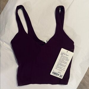 NWT Lululemon Align Tank Dramatic Magenta Dark Purple Size 0